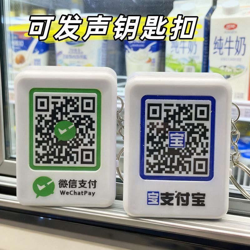 Tiktok-Style Voice Payment Alipay Touch Sound Gadget Internet Celebrity Keychain Promotional Gift