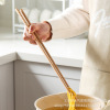 Japanese Beech lengthen chopsticks Fried High temperature resistance Pot chopsticks Bold Deep-fried fritters kitchen household Laomian chopsticks