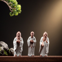 Confucius, Laozi, Zhuge Liang, Master Hongyi, Guan Gong ornaments, ceramic souvenirs, teacher study statues, sculpture gifts