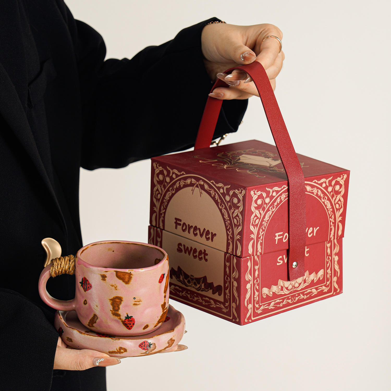 Horno retro taza de diseño taza de regalo para acompañantes de tazas de café de alta calidad exquisita caja de regalo image 2