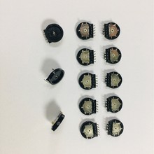 日本产音量五脚双联/黑色拨盘电位器宽度14*厚度2.5mmB50K