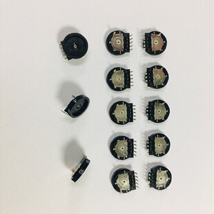 Japanese volume five-foot duplex/black dial potentiometer width 14 * thickness 2.5mmB50K