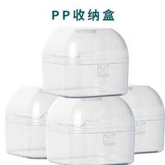 新しいPPの収納ボックスの広い口の乳首は口の包装箱のプラスチックの箱の指のカバーの箱の卸売りの透明な防塵の収納ボックスを遊びます。