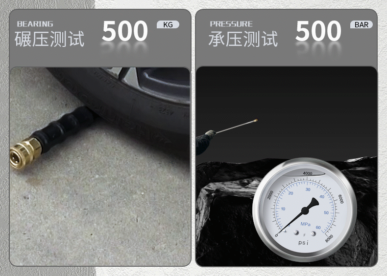 Car Wash Water Gun Household Yard Flushing Multi-Functional Stainless Steel Car Wash Gun High-Pressure Water Gun High-Pressure Car Wash Water Pipe