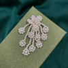 Fashionable earrings from pearl, cute clothing, decorations with bow, internet celebrity