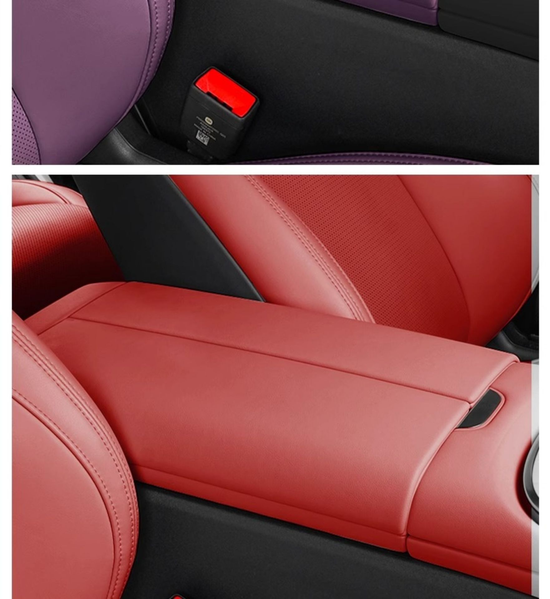 New Generation Suitable for Xiaomi Su7 Armrest Box Protective Cover Central Armrest Panel Leather Car Interior Accessories