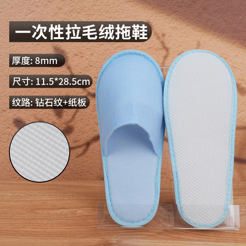 ホテルやB&B用の個別包装された使い捨てスリッパ、ホームホスピタリティ用の厚みのある滑り止めの入浴用スリッパ|undefined