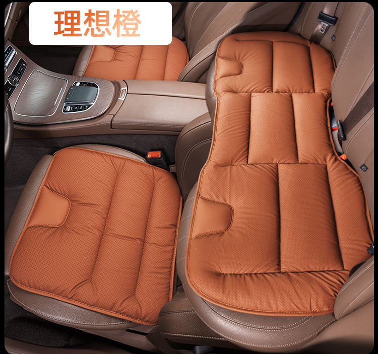 New Nappa Leather Car Seat Cushion, Suitable for All Seasons, Aviation-Grade, Breathable, Comfortable, Non-Sweaty, Seat Cushion Manufacturer Wholesale