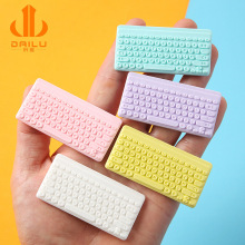 仿真马克龙色键盘 diy耳环钥匙扣个性创意挂件摆件树脂饰品材料