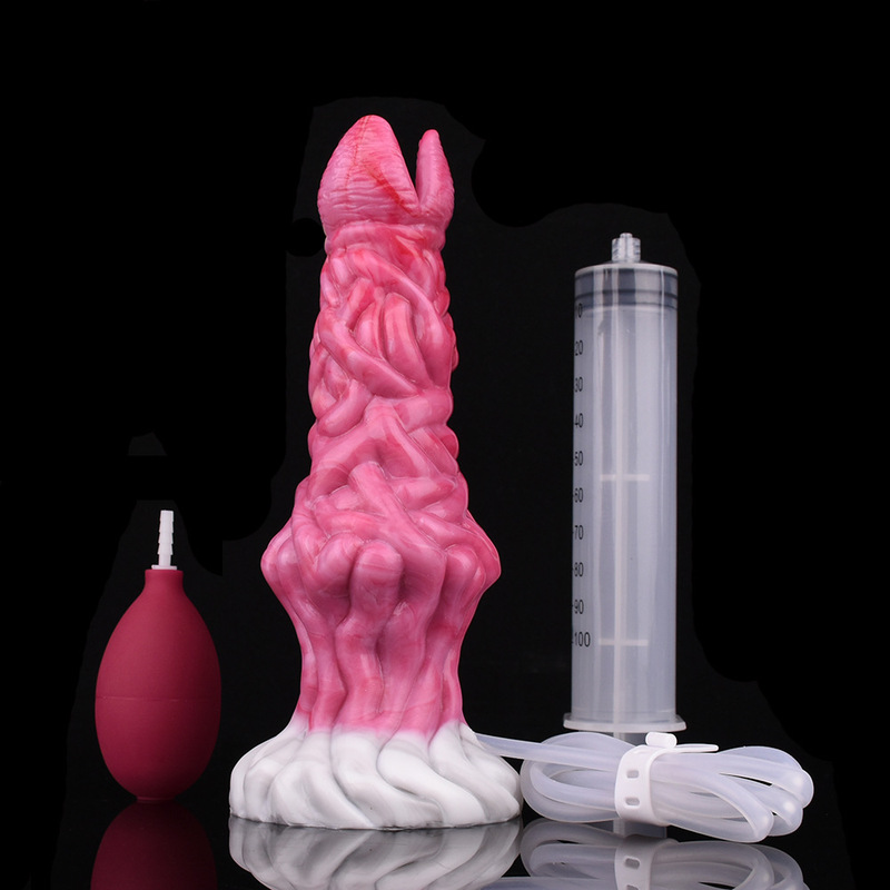 YOCY Pandora fantasy shaped dildo spray silicone men's and women's anal plug masturbation adult supplies