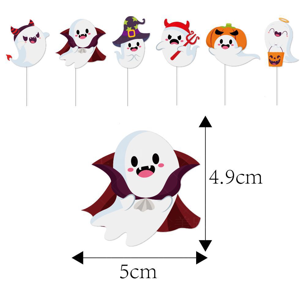 Inserción de tarjeta pequeña de Halloween decoración de fiesta de Halloween