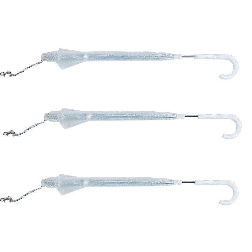 Suministros para mascotas Amazon popular paraguas para mascotas Teddy pequeño perro paraguas con cadena de perro de tracción perro caminando paraguas