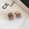 Small metal hairgrip, cute crab pin for princess, hair accessory, internet celebrity, wholesale