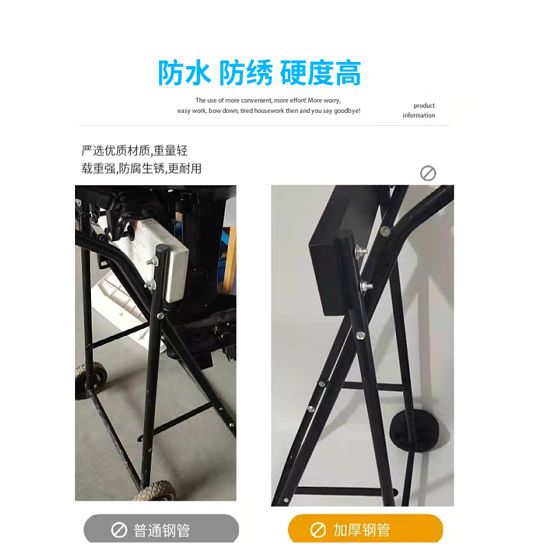 Outboard Motor Cart Marine Propeller Motor Bracket Engine Display Rack Folding Portable Cart Hanging Rack