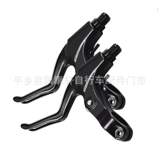 Ручка велосипедного тормоза Складная ручка тормоза велосипеда Ручка горного тормоза полностью алюминиевая трехпальцевая ручка тормоза