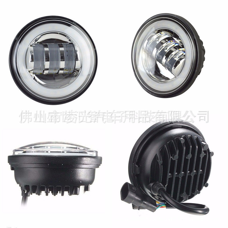 7inch Led Headlights, 4.5inch Fog Lights, Moxiao 500 Lifan V16 Modified Led Fog Lights, Motorcycle Modification