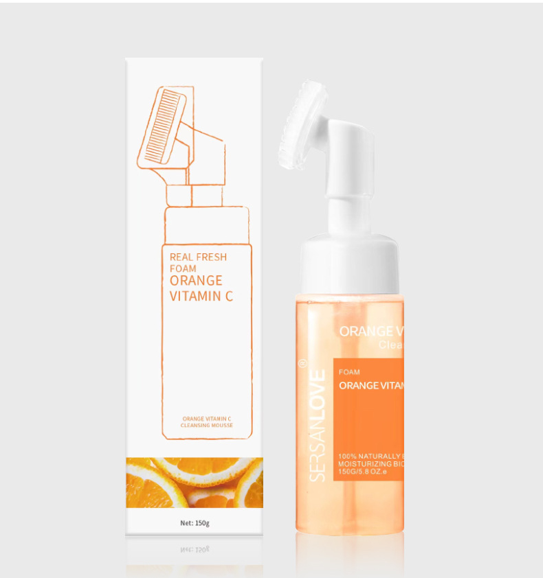 Amino Acid SERSANLOVE Cleansing foam Facial Cleanser Moisturizing, Rejuvenating, Makeup Removing Mousse Bubble_voghion.com