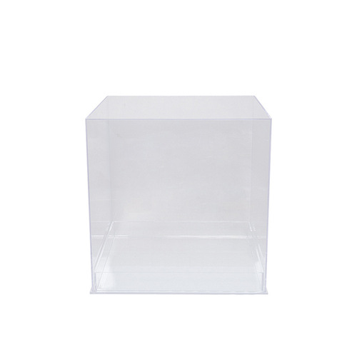 Holiday Acrylic Square Floral Gift Box Plastic Transparent Flower Arrangement Vase Thick Fashion Creative Flower Wholesale