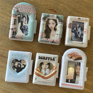 Original ins Fun Food One Palace Card Book 3-inch Polaroid Photo Album Aidou Little Card Pony Polly Card Bag