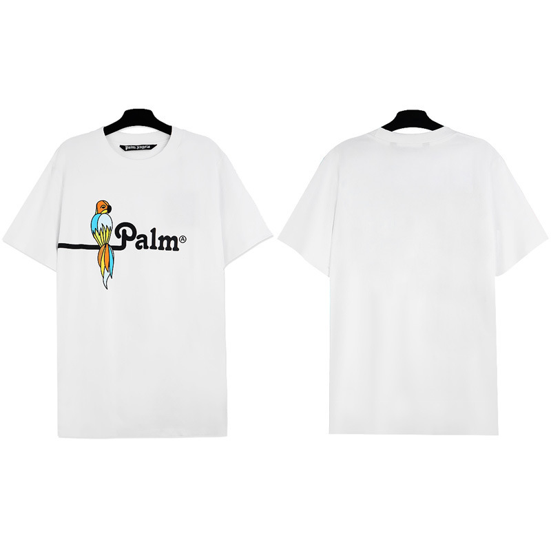 PALM半袖の正しいバージョン パームエンジェルス ヘッドレスベア エンジェルス バタフライプリント Tシャツ テディベア 半袖|undefined