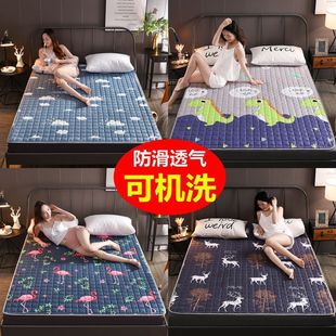 Four-Season Universal Machine Washable Mattress Bed Pad Tatami Anti-Slip Protective Pad Mattress Single and Double Student Dormitory