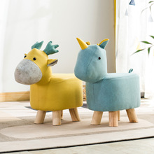 可爱动物造型小板凳麋鹿换鞋凳卡通网红凳儿童创意独角兽凳涛