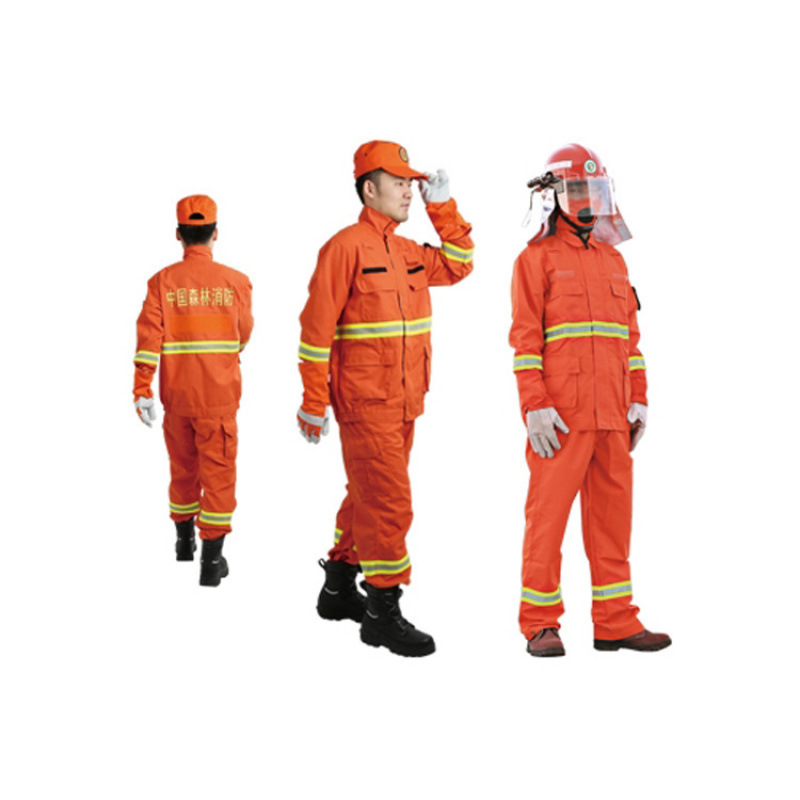 森林消防救援LYF-06阻燃扑火服桔红色分体避火服林业阻燃服