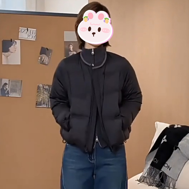 韩版加厚保暖立领棉服女2025冬季新款巨好看宽松显瘦休闲减龄棉衣