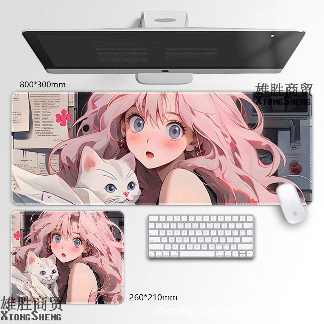 분홍색 머리 소녀