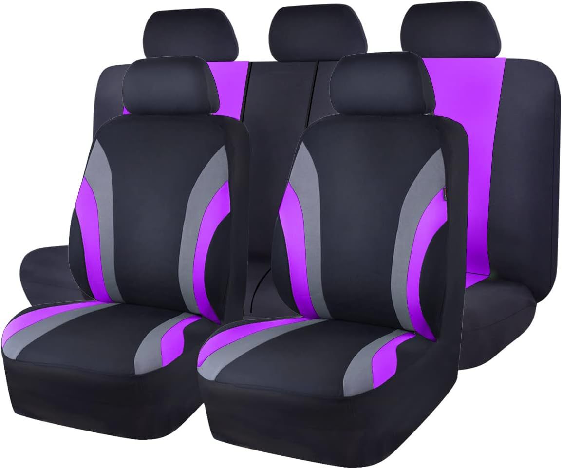 Foreign Trade Cross-Border Popular Model in Europe, America, and Mexico, Temu Amazon Universal Car Seat Cover Set with Double Waistline, 9-Piece Set