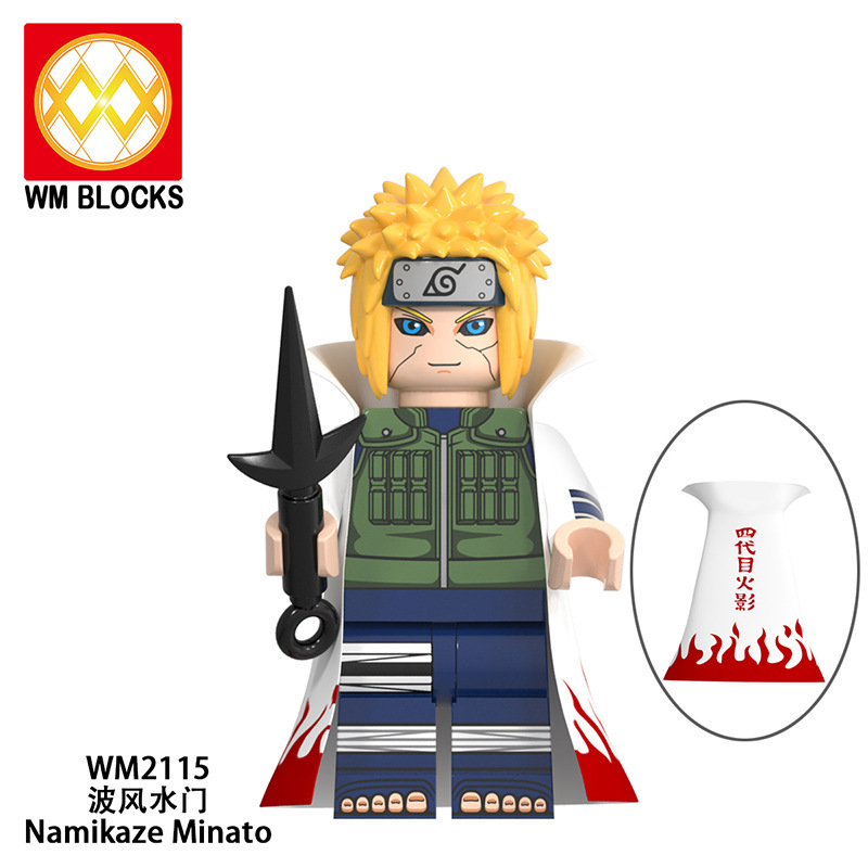 Auto Parts and Accessories: Rěnzhě Building Blocks Minifigures - dark-blue-wm2115