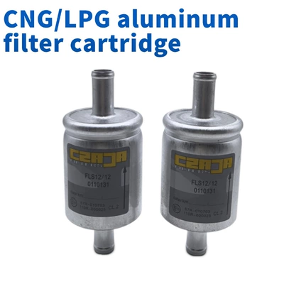 CNG/LPG aluminum filter element car gas filter 10mm universal model oil-to-gas conversion gas filter lpg (Automobile filter element)
