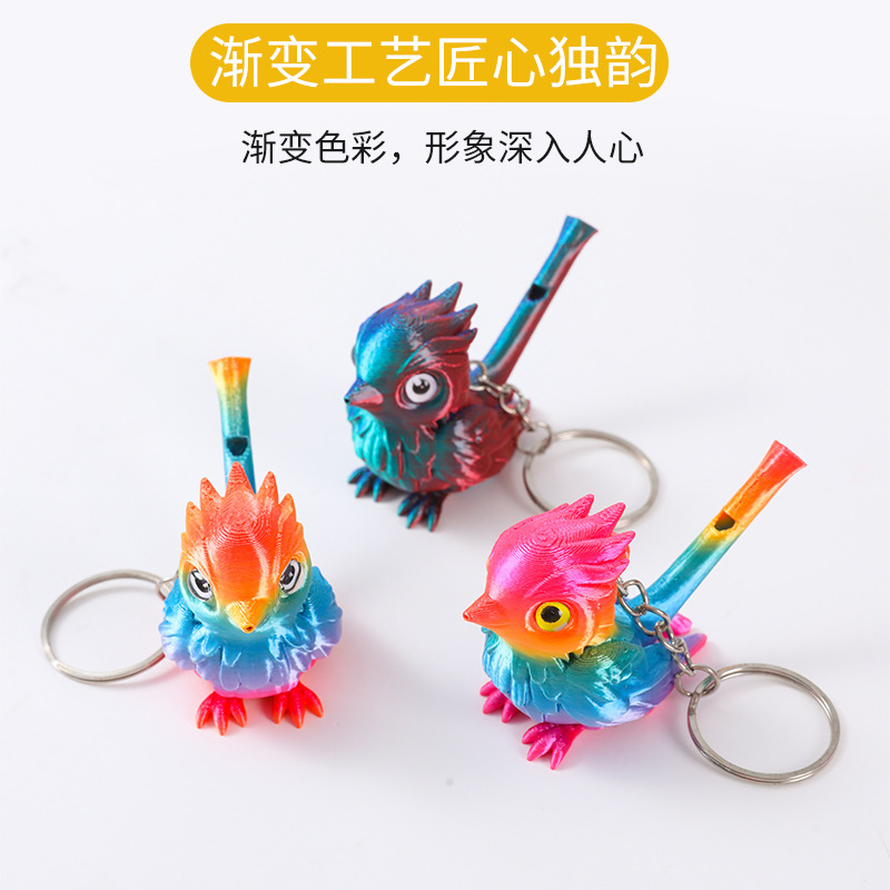 国境を越えた 3D 印刷鳥笛シミュレーション鳥楽器水鳥笛子供のおもちゃ水充填可変音笛卸売|undefined