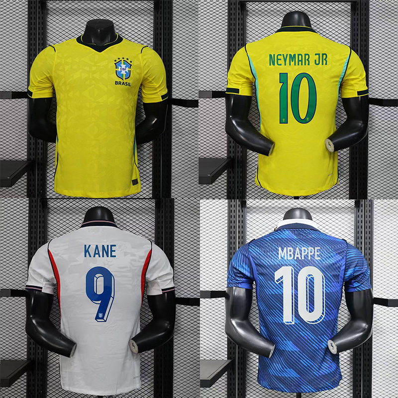 2026 World Cup Player Version Jersey Brazil Neymar England Kane France Mbappe Football Shirt 2026 World Cup Player Version Jersey Brazil Neymar England Kane France Mbappe Football Shirt