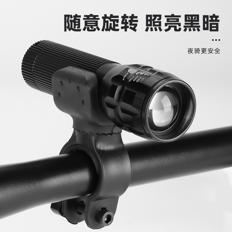 Nueva forma de U 2 generación de 360 grados rotativos soporte de bicicleta soporte de lámpara de linterna soporte de lámpara de linterna fabricantes al por mayor