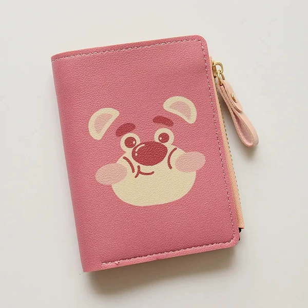 Small Side Pull Rose Red Strawberry Bear