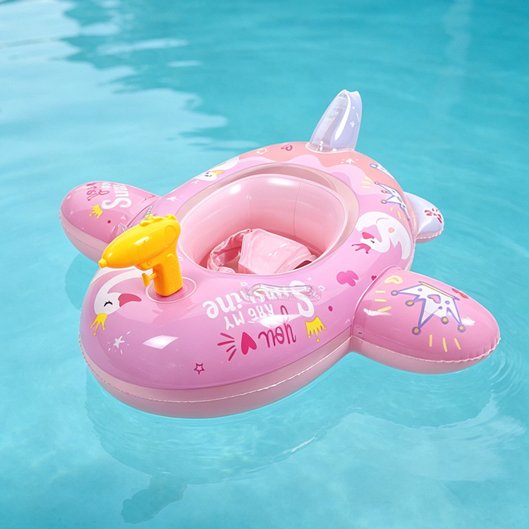 Anillo de natación infláble para niños pequeños barcos de agua para bebés embarcaciones de agua engrosado PVC asiento de niños PVC ecológico image 10