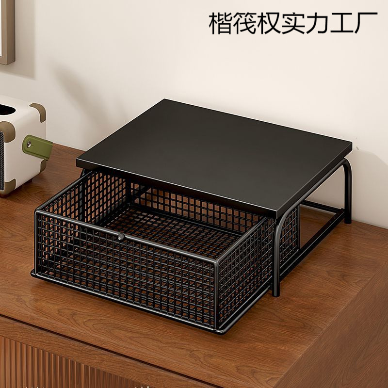 打印机置物架双层小型放置架办公室办公桌桌面台面复印机纸收纳|undefined