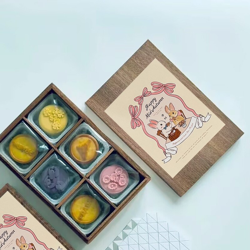 2025创意中秋月饼包装盒烘焙广式流心冰皮蛋黄酥苏式迷你月饼礼盒|undefined