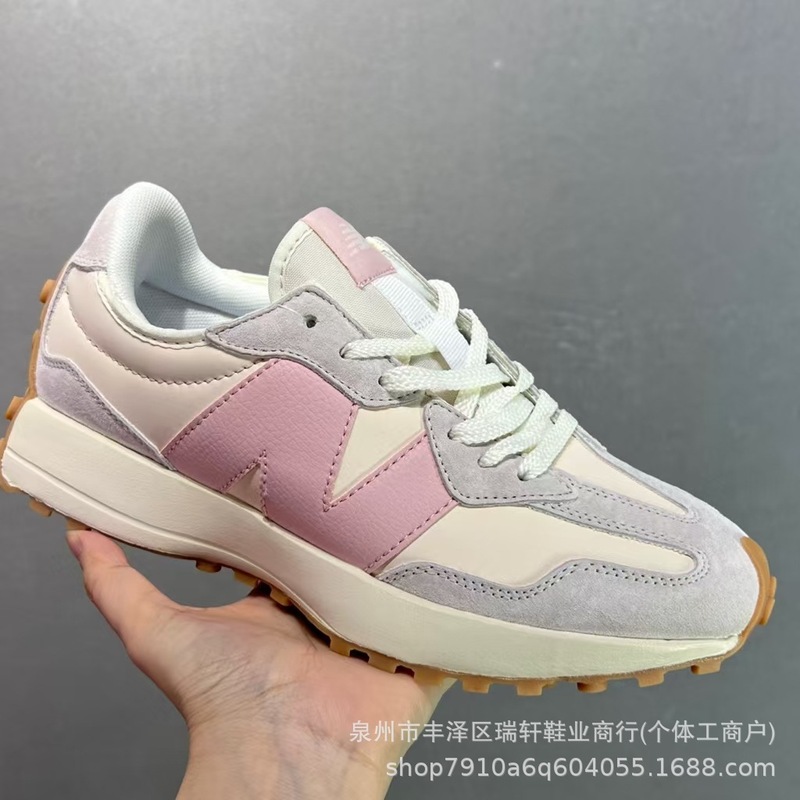 莆田外贸NB MS327复古百搭低帮慢跑鞋防滑耐磨厚底男女休闲运动鞋|undefined