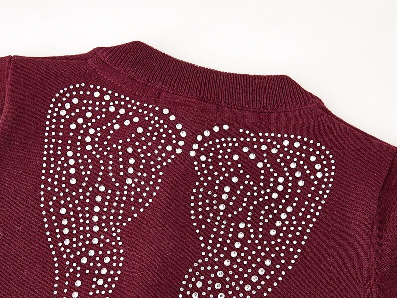 Girls Knit Cardigan Sweater Soft Cotton Open Front Long Sleeve_voghion.com