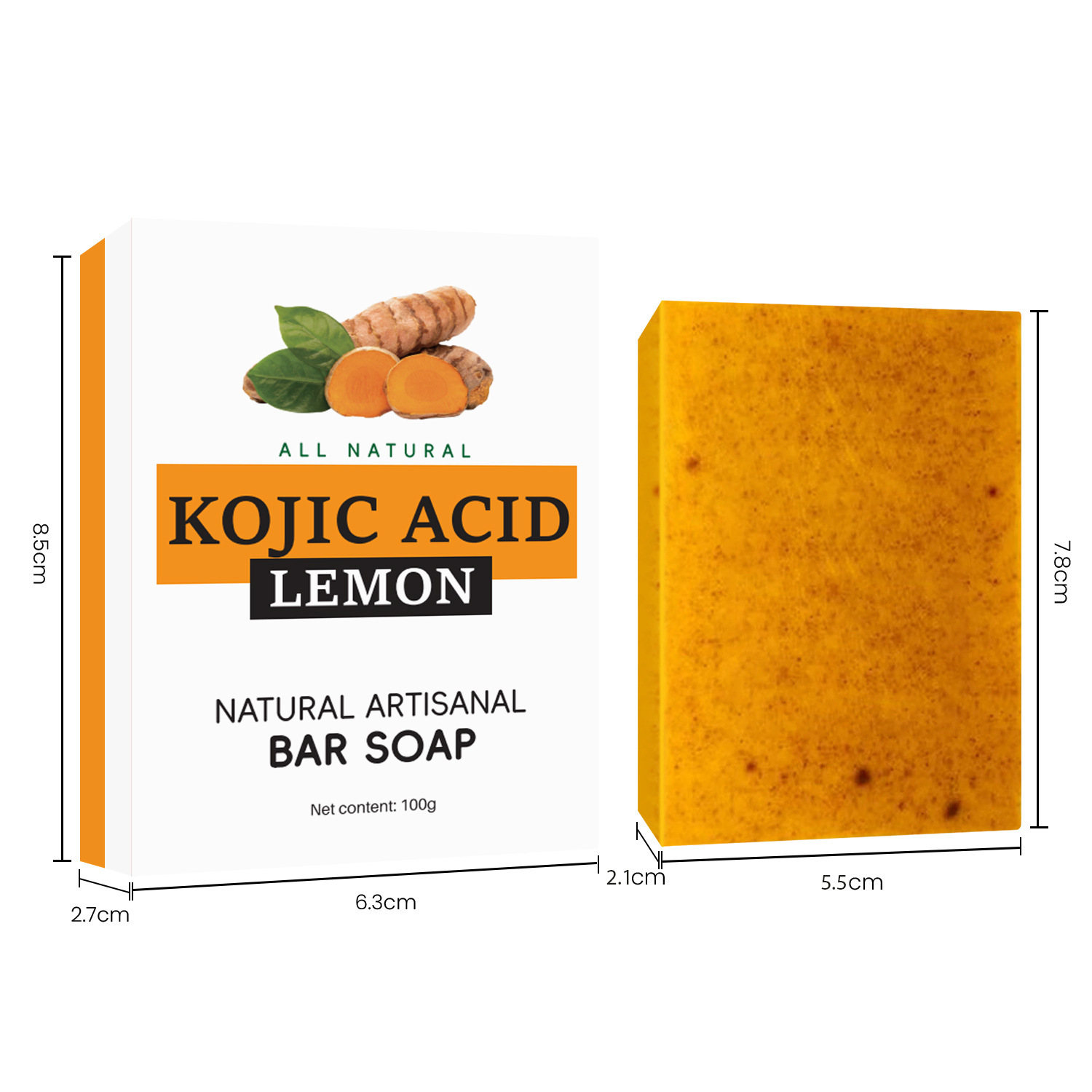 Transfronterizo TK explosión serie de jabón de cúrcuma de limpieza facial hidratante de piel exfoliante fuente de fábrica de jabón de cúrcuma