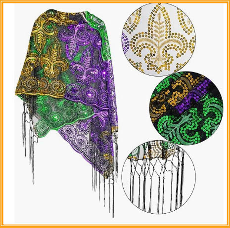 Vacances Bloc De Couleur Chiffon Carnaval Rue Accessoires Décoratifs display picture 4