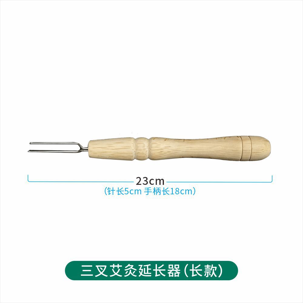 Wooden Moxa Stick Holder Handheld Moxibustion Extender Tool for Moxa Poles and Cones specifications