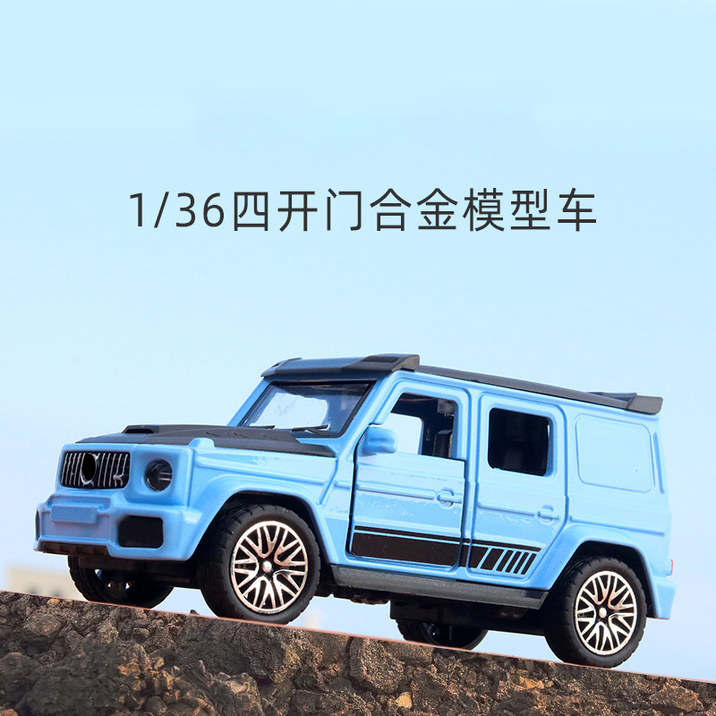 Return fuerza a granel aleación modelo de coche puerta abierta coche de juguete para niños niño decoración de pastel al por mayor