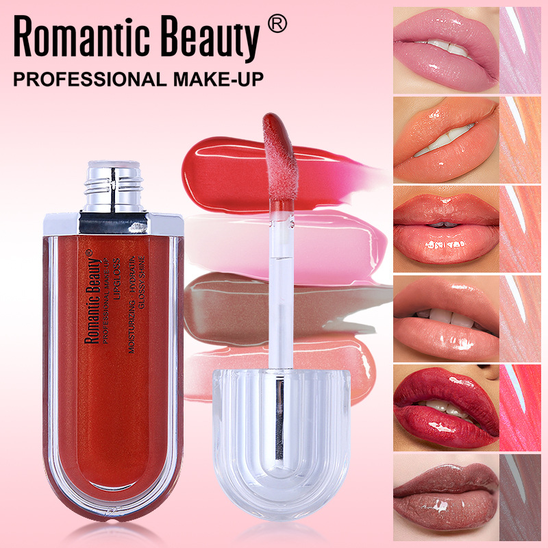 Esmalte labial perla transfronterizo espejo duradero brillo de labios líquido líquido líquido de color no es fácil de desvanecerse maquillaje de color mujer