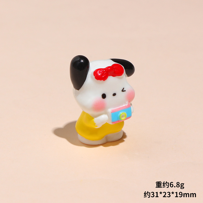 노란 옷을 입은 강아지