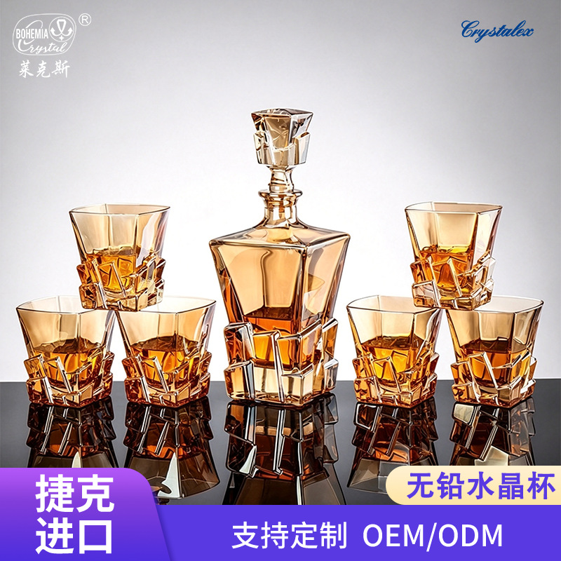 Botella de vino Checo Lexus decanter whisky botella de vodka sin plomo botella de whisky taza de vino
