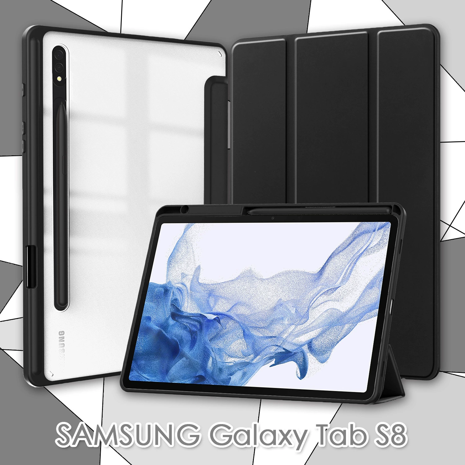Samsung, acrylic protective case, fall protection, 11 inch