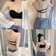 Wrapped chest tube top strapless underwear women's wedding dress push up upper support small chest non-slip invisible bra